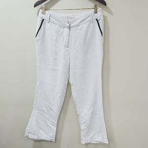 Ecco Women's White Cropped Pants